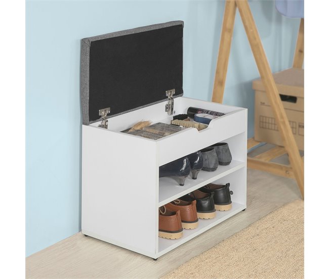 Banco Zapatero FSR25-HG SoBuy Gris