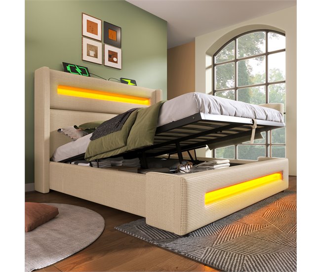 Canapés abatibles Beige