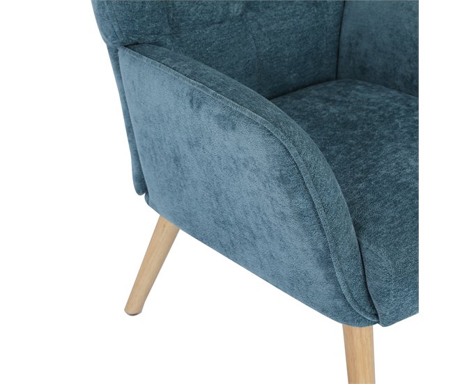 Sillón decorativo TYRA Azul