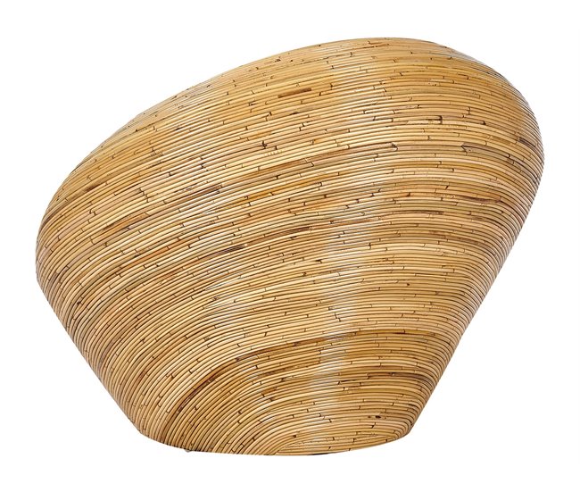 Beliani Conjunto de jardín Ratán MAIORI Natural