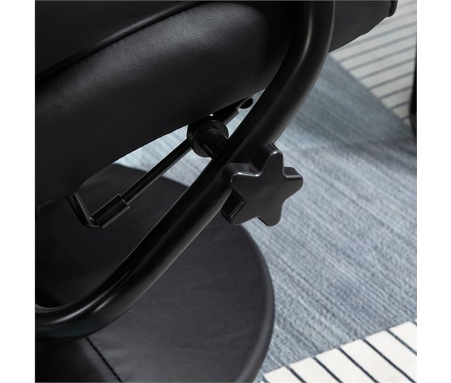 Sillón de Masaje Eléctrico PU y Acero HOMCOM Crudo