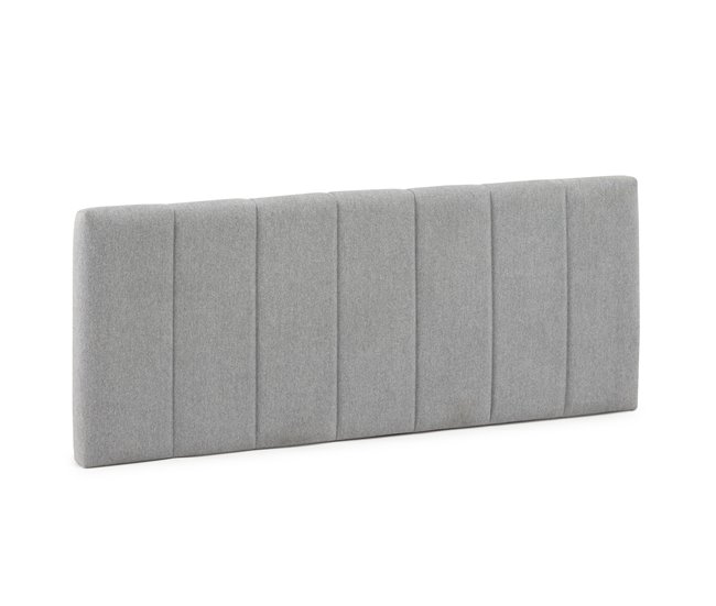 Cabecero tapizado Creta Gris 160 Gris