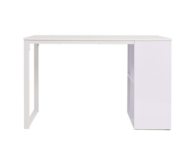 Escritorio Seihba  compartimentos laterales Blanco