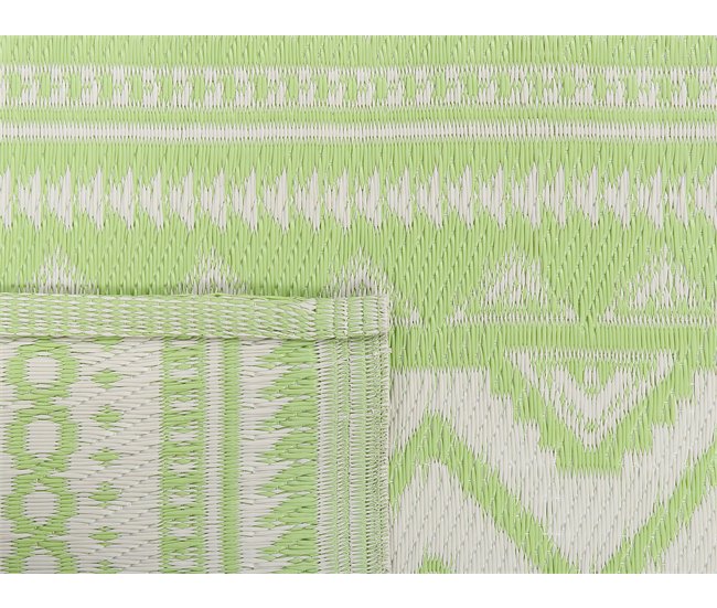 Beliani Alfombra de exterior NAGPUR 120x180 Turquesa