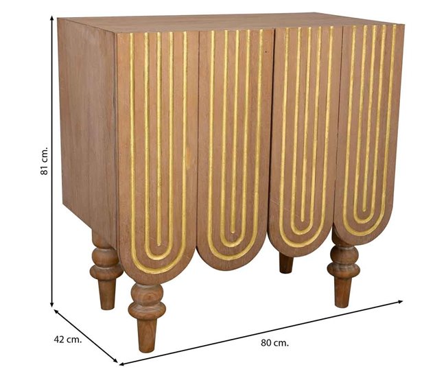 Aparador de madera Marron