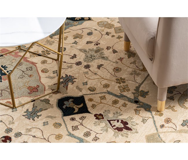 Alfombra de lana POLONIA Persej oriental 170x235 Crema