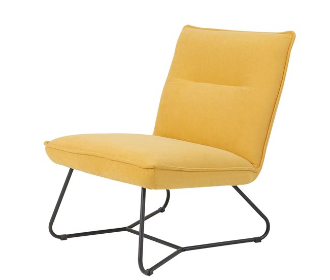 Sillón decorativo LEO Amarillo