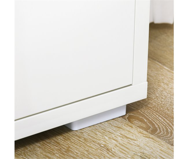 Aparador de Salón Melamina de Madera HOMCOM Blanco