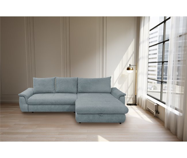 Chaise longue con cama FOCUS Azul
