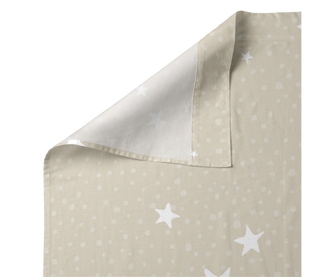 Little star beige Juego de sábana cuna Beige