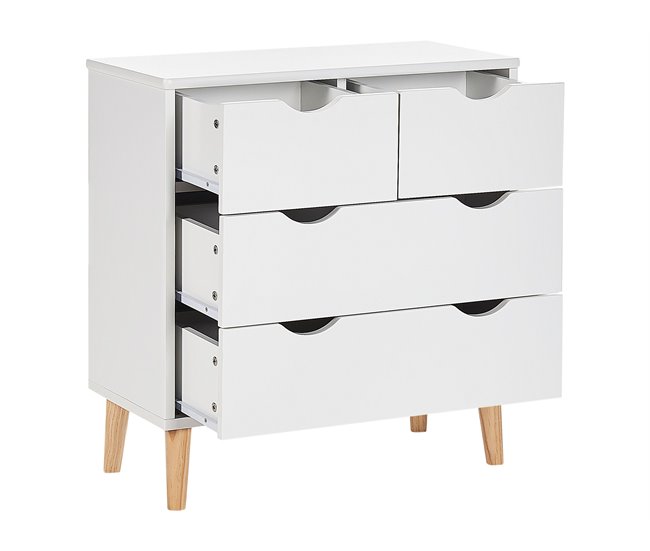 Beliani Cómoda SIMMIE Blanco
