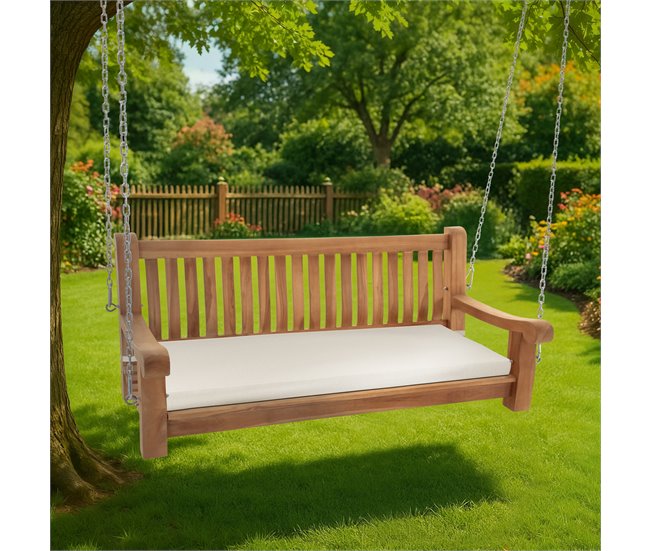 Banco de jardín - Joyce - Madera 150x70 Crema