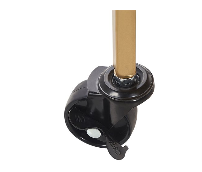 Beliani Carrito de cocina FARLEY Dorado