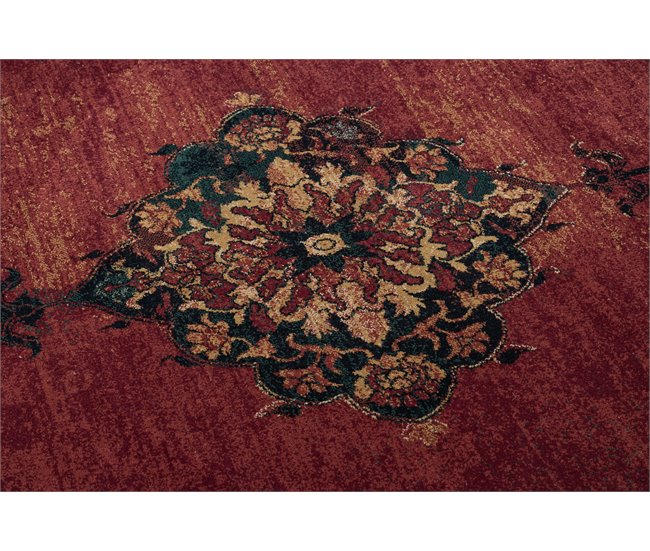 Alfombra de lana POLONIA oval SAMARKAND 200x300 Rojo
