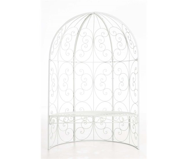 Arco flores - Rosie - Metal Blanco