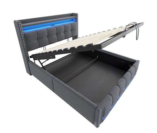 Canapés abatibles Gris