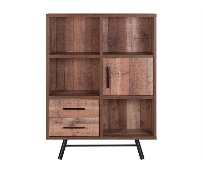 Beliani Estante para libros ATLANTA Marron