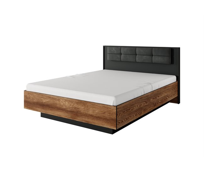 ESTRUCTURA DE CAMA MILTON Marron