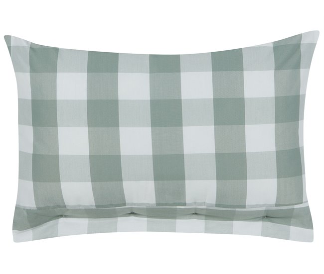 Beliani Cojín decorativo TAMNINE Verde Oscuro
