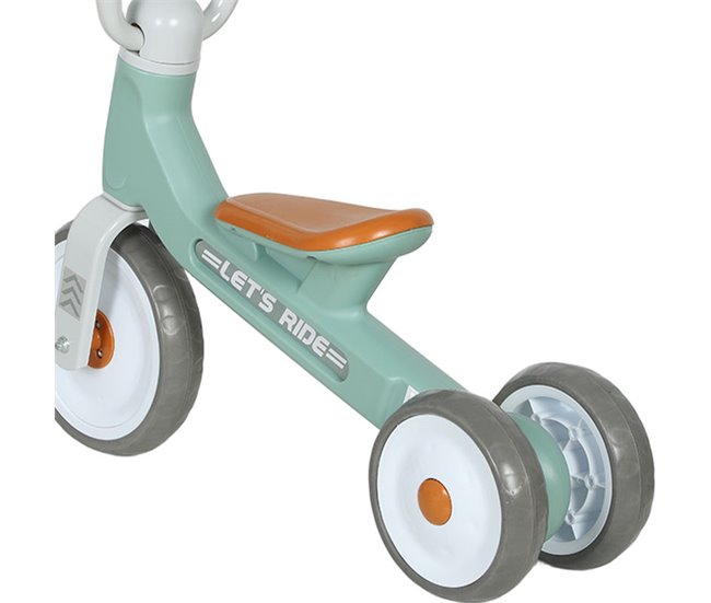 Bicicleta sin Pedales Metal, PP AIYAPLAY Verde