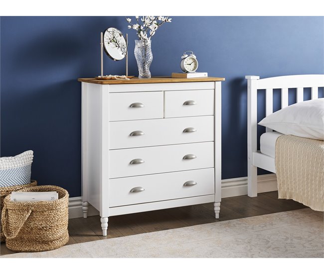 Beliani Cómoda SHILLINGTON 79 Blanco