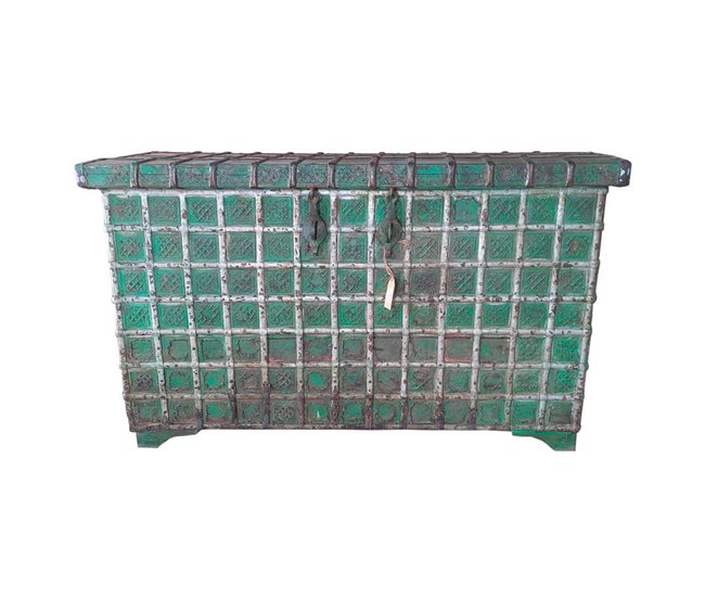 Baúl de madera Verde