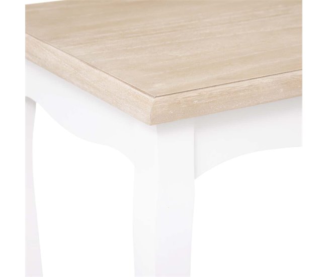 Conjunto De 2 Mesas De Centro Chrysa 60x38 Blanco