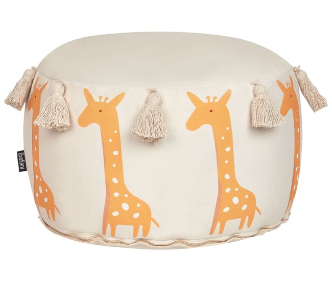 Beliani Puf KARTEE Beige