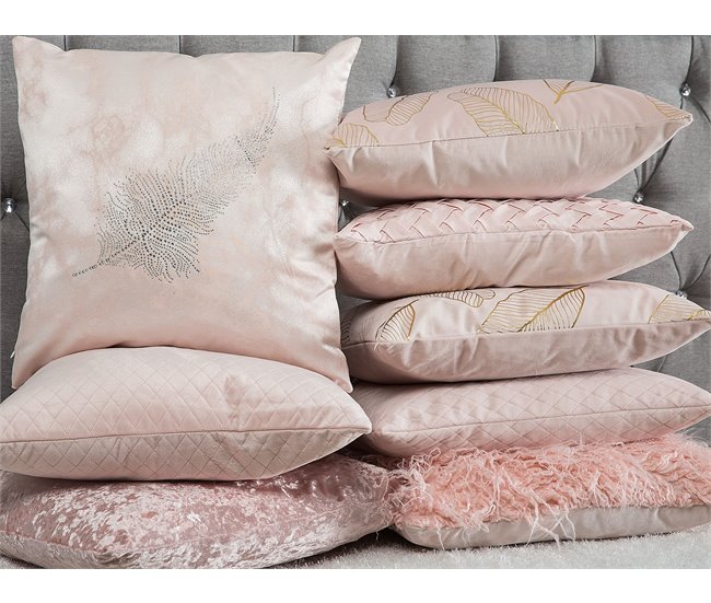 Beliani Cojín decorativo DAISY 45x45 Beige