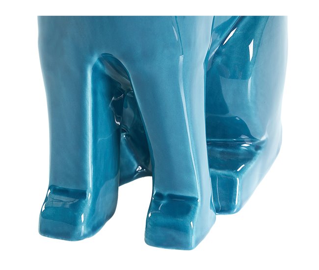 Beliani Figura decorativa JAMBLES Azul