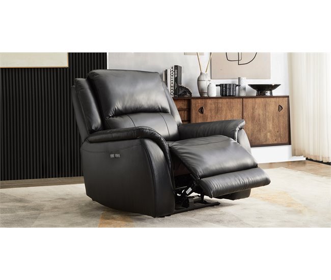 Sillón relax eléctrico color marrón NINFA Marron