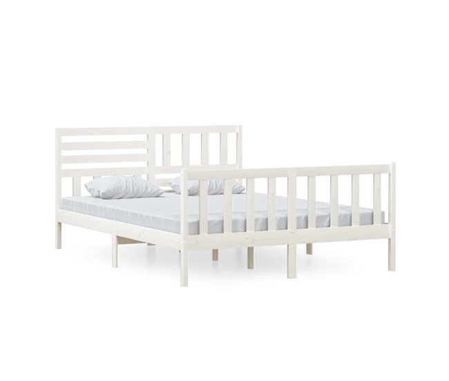 Estructura de cama 150x200 Blanco