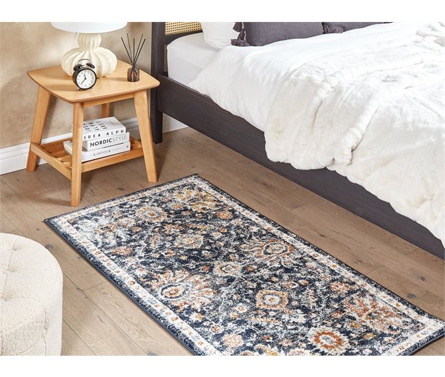 Beliani Alfombra de pelo corto MALISHKA 80x150 Azul