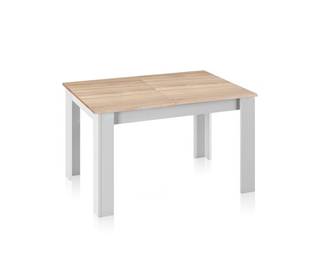 Mesa de comedor extensible Danna 140 190x90 Roble