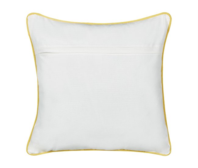 Beliani Cojín decorativo ARALES 45x45 Amarillo