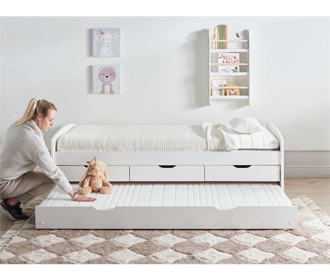 Beliani Colchón infantil para cama nido PRECIOUS 