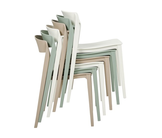 Beliani Silla de comedor SOMERS Verde