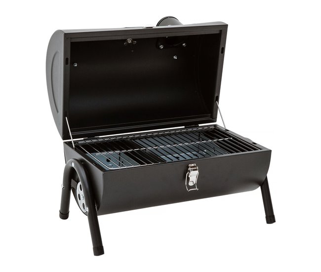 Barbacoa de carbón portátil Negro