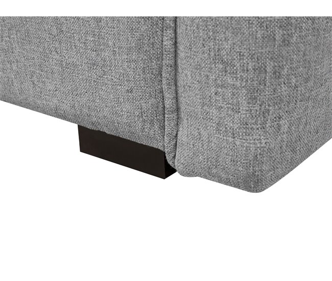 Beliani Sofá de 3 plazas Poliéster EKSJO Gris Claro