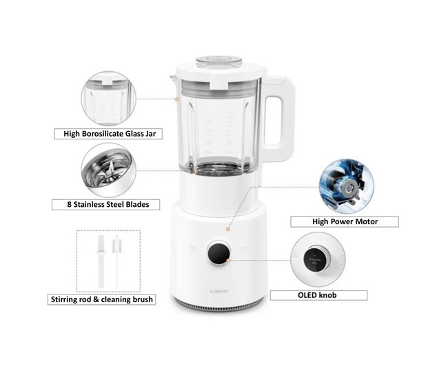 Batidora de Vaso Smart Blender Blanco
