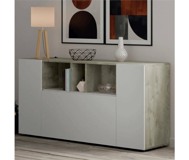 Aparador efecto madera 150 Blanco