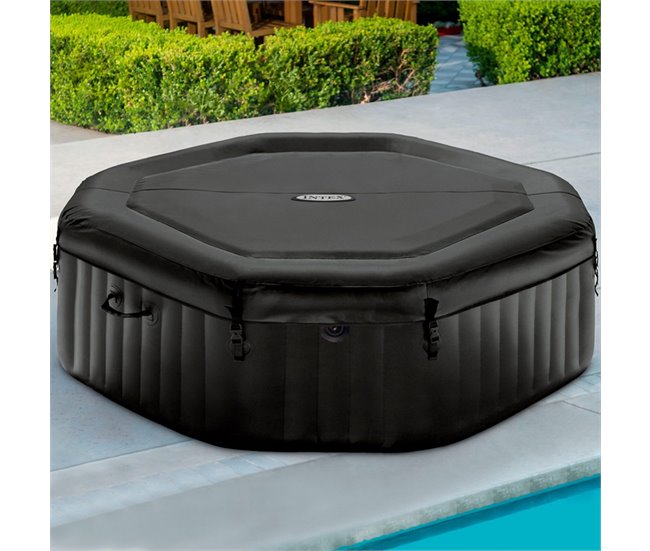 Spa hinchable octogonal con burbujas y jets 795 litros INTEX Multicolor