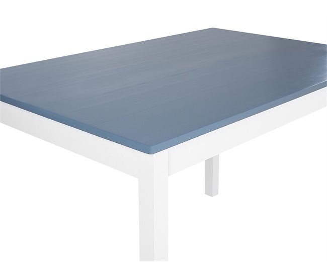 Beliani Conjunto de comedor MOANA Blanco