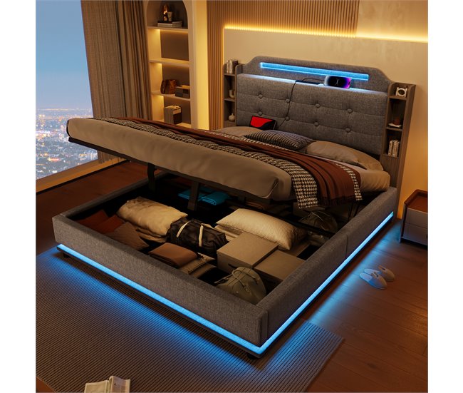 Canapés abatibles Gris