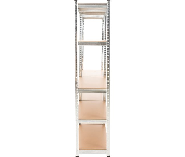 Set De 2 Estanterías Galvanizadas G 90 Plateado