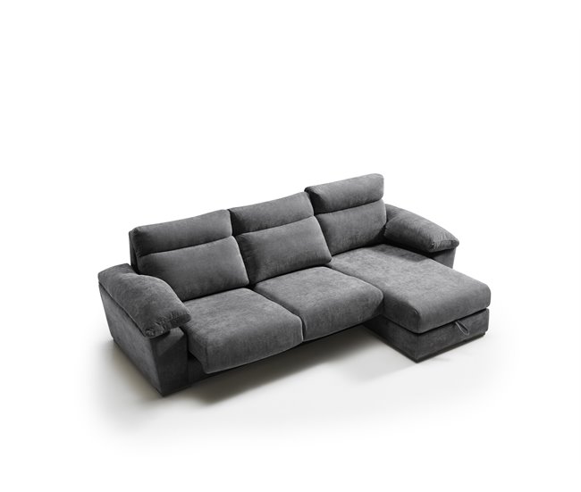 Chaise longue SOLIS Antracita