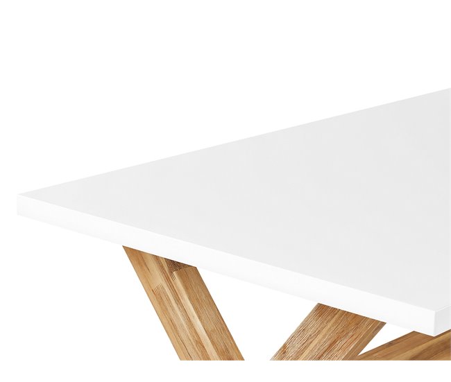 Beliani Conjunto de comedor OLBIA Blanco