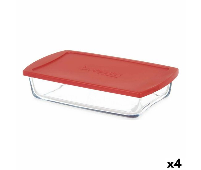 Fiambrera Borcam Rojo