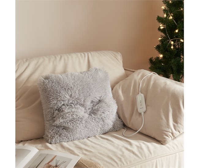 Almohadilla eléctrica Capurso lavable 100W Felpa Gris