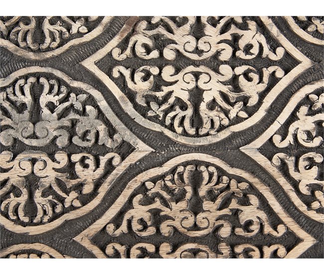 Beliani Conjunto de 2 mesas auxiliares SHARMA Marron